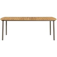 Garden Table 200x100x72cm Solid Acacia Wood and Steel33109-Serial number