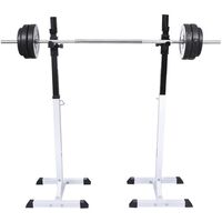 Barbell Squat Rack with Barbell and Dumbbell Set 60.5 kg13689-Serial number