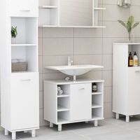 Bathroom Cabinet White 60x32x53.5 cm Chipboard36650-Serial number