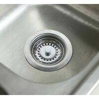 Sink sink without full stainless steel basket Ø 110 mm 1½ ", stainless steel + abside bag + basket