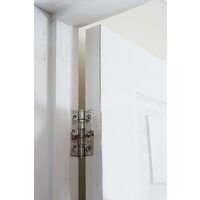 Door Hinge3 inch (75mm) Ball Bearing Door Hinges, Ideal for Internal Doors (2 Pairs Polished Chrome)