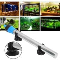 Aquarium Heater, Automatic Thermostat Radiator Submersible Anti-Explosion Heating Rod Fish Tank Water Heater with Suction Cups for Fish Tank (EU Plug 50W)