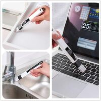 Cleaning brush for window slots, 3pcs 2 in 1 small ventilation keyboard cleaning space with dust mini shovel and brushes