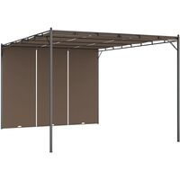 Garden Gazebo with Side Curtain 4x3x2.25 m Taupe24174-Serial number