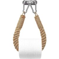 Toilet paper holder, hemp rope towel rack for bathroom and cooking Paper carrier Bathroom Towel towel rack