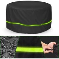Protective Cover for Garden Furniture with Reflective Tape, Waterproof, Windproof, UV Resistant, Moisture Resistant Oxford Fabric (128 x 71cm)