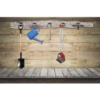Set of 4 garage hooks for hanging bike or wall hooks