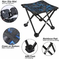 Camping Stool Portable Folding Stool Portable Chair Mini Foldable Stool Fishing Stool for Adults Fishing Hiking Gardening and Beach with Carry Bag,Betterlife(Camouflage)
