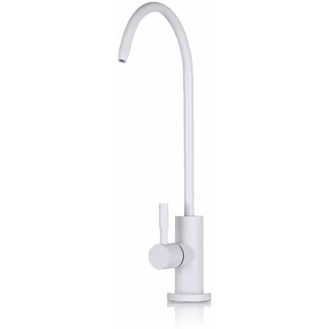 Rubinetto moderno di colore bianco per osmosi inversa