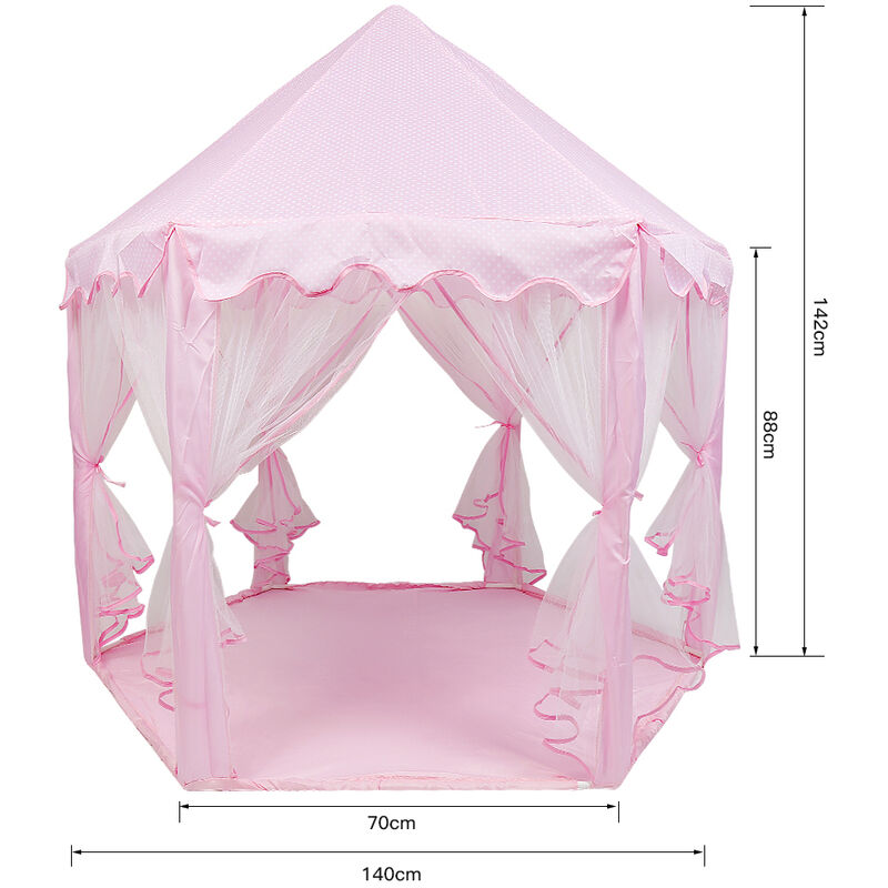 Tente de jeu pop-up princesse rose - RocketBaby - Acheter sur Ventis.