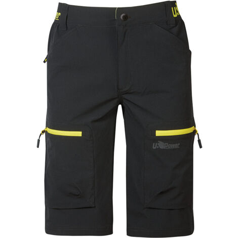 Pantaloni corti U-Power ARES black carbon  Taglia: S