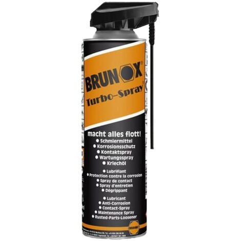 Brunox TurboSpray 500ml - Lubrificante Multifunzionale Universale Turbo Spray 500 ml POWER-CLICK