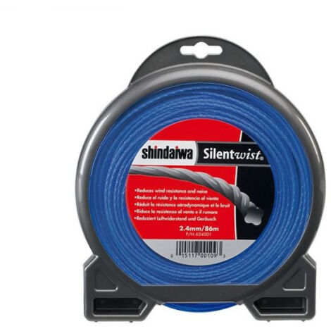 Shindaiwa Armorline Silentwist - Filo Decespugliatore Nylon Blu 2,4 mm x 15 m