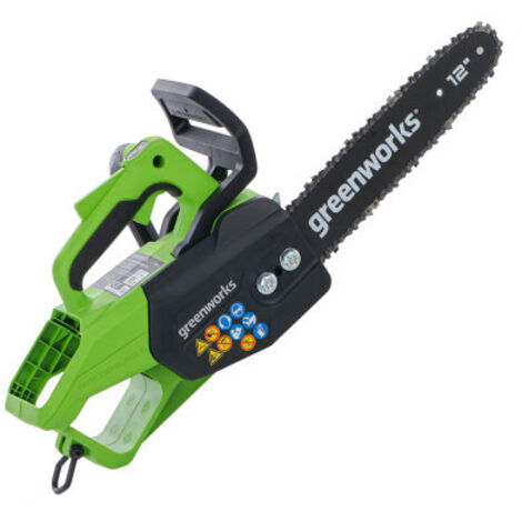 Greenworks GD48TCS - Motosega a Batteria 48V con Barra da 30 cm Brushless - Senza batteria e caricabatteria