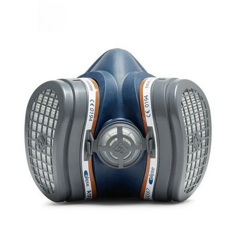 GVS SPR503 Maschera Elipse con Filtri Sostituibili A1P3 per Gas, Vapori Organici e Polveri, M/L