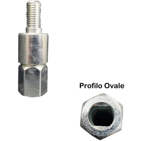 Inserto ovale per coppia conica
