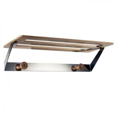 MANILLONS TORRENT 01935025 NATURA T.Repisa Con Perchas Cromo/Natural - ref: 01935025 (1/2)