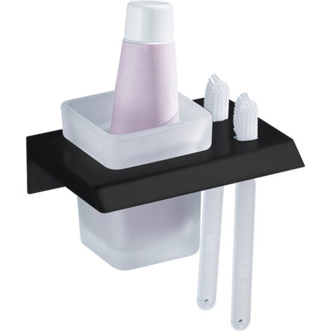 MANILLONS TORRENT 02805081 MARINA Portacepillos Pared Negro Mate - ref: 02805081 (1/2)