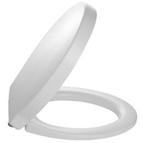 Jacob Delafon – Abattant WC Thermodur E7000500 – Descente progressive – Fixation rapide – Confort sonore avec amortissement – Blanc
