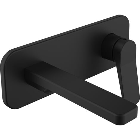 BATHME QU5010B QUADRA Grifo Monomando Empotrado Lavabo Negro Mate - ref: QU5010B (1/2)