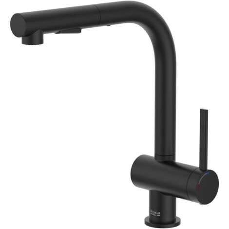 1 Uds Grifo Mezclador Para Fregadero De Cocina Caño Giratorio Negro Lavabo De Laton Doble Manija Agua Fria Y Caliente Grifo Mezclador Bristain Con Accesorios Estandar Del Reino Unido Sincero Electronica