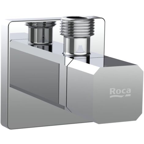 ROCA A525167900 AQUA Square Llave de Corte 1/2" 3/8" Válvula Cerámica Cromo - ref: A525167900