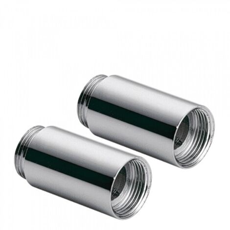 Rallonge adaptateur 2 unités avec silencieux Chrome - TRES 9134872 (1/2)