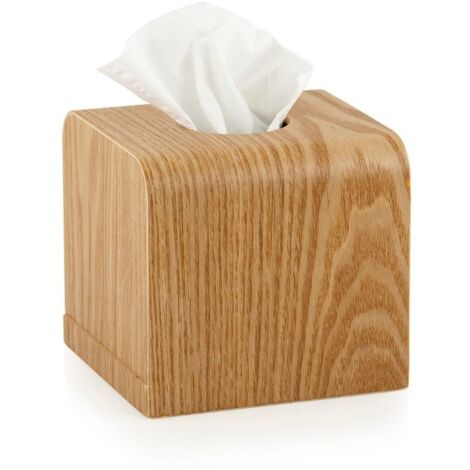 ANDREA HOUSE BA70009 Caja Para Pañuelos De Madera Cuadrada Beige - ref: BA70009 (1/2)
