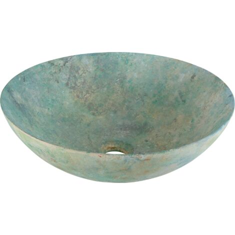 DUNE 188731 AMAZONITE Lavabo Sobre Encimera 40X40X15 - ref: 188731 (1/2)