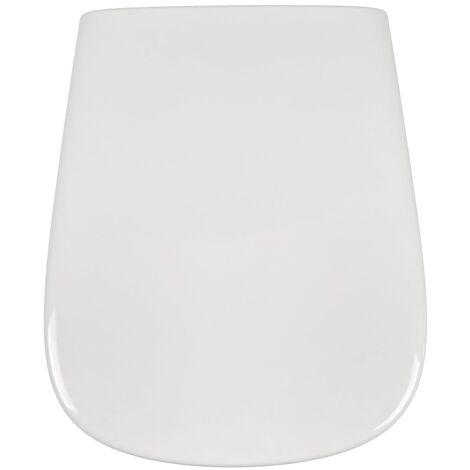 Jacob Delafon – Abattant WC blanc E7002400 – Thermodur démontable avec charnières métalliques – Fermeture progressive silencieuse – Compatible Struktura