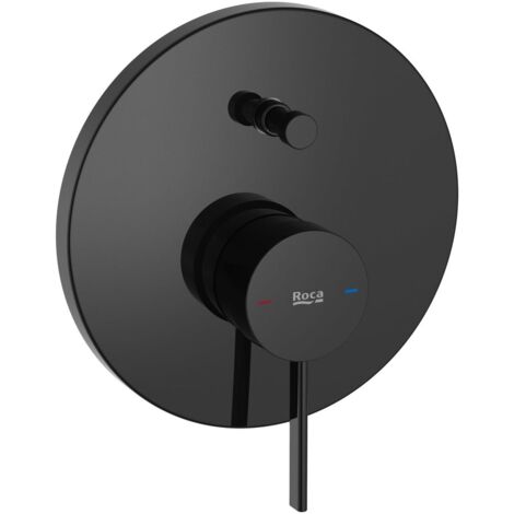 ROCA A5A0B9ECN0 ONA Grifo Monomando Empotrable para Baño-Ducha Negro Titanio - ref: A5A0B9ECN0 (1/2)