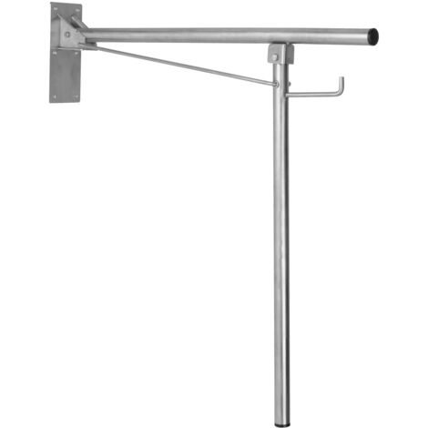 MEDICLINICS BGA0820CS Barra Abatible con apoyo Inox Mate - ref: BGA0820CS (1/2)