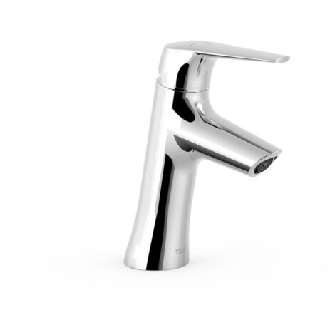 Mitigeur incliné éco-efficace pour lavabo Chrome - TRES 28110402 (1/2)
