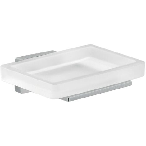 PORTE SAVON CROMALL VERRE 11,5X10X3,8 CM RÉF 44111300200 (1/4)