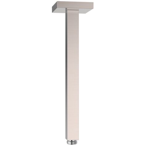 TRES 13462202AC COMPLEMENTOS DE DUCHA Brazo A Techo Color Acero - ref: 13462202AC (1/2)