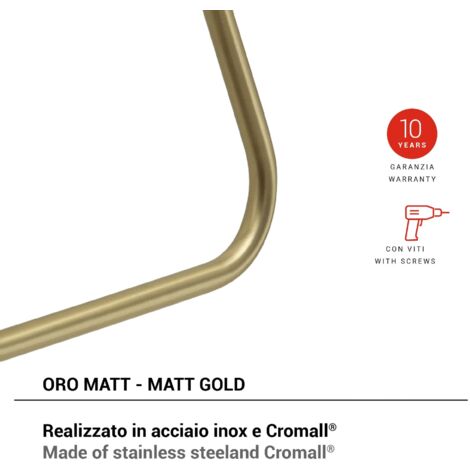 GEDY PORTE-SERVIETTES TONALE OR MAT 0000TN708800100 (1/2)