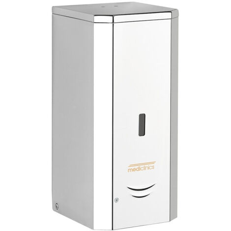 MEDICLINICS DJF0038AC Dispensador de Jabón Espuma Automático de 1L Acero Inox AISI 304 Acabado Brillo - ref: DJF0038AC (1/2)
