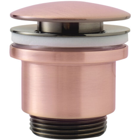 PRESTO 48330 Desagüe Semiautomático Redondo Oro Rosa - ref: 48330 (1/2)