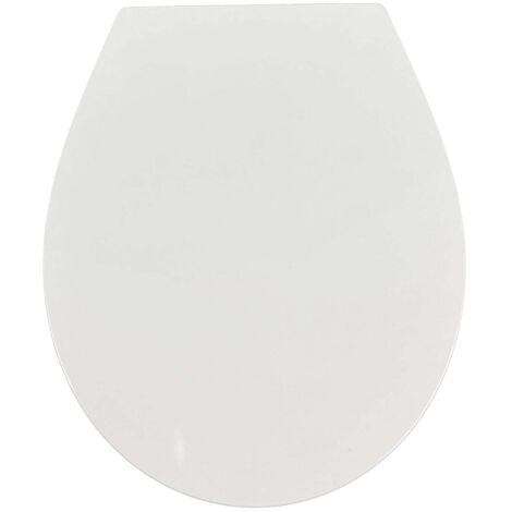 Jacob Delafon – Abattant WC Thermodur E2315700 – Extra-plat avec fixation rapide – Couleur blanche – Confort sonore sans bruit (1/2)