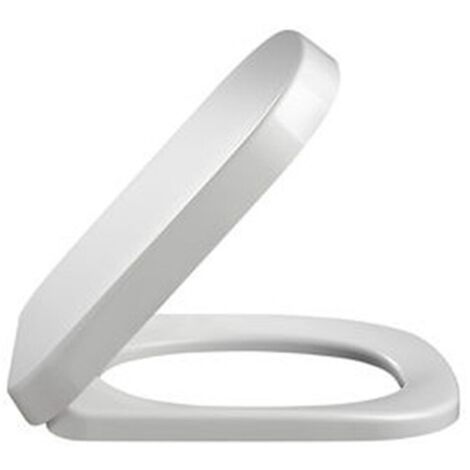 Jacob Delafon – Abattant WC blanc en Thermodur – Descente amortie – Installation inférieure facile – Bisagras métalliques - 8320K-00 (1/3)