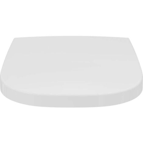 Siège De WC ZERO Blanc D-Form Universel Aqua Bagno - Plastique Thermodurcissable Avec Soft Close & Système Amovible Siège De WC ZERO Blanc D-Form Universel Aqua Bagno - Plastique Thermodurcissable Avec Soft Close & Système Amovible