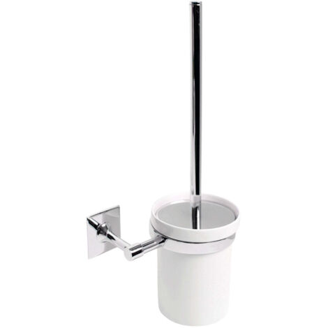 BATHSTAGE 60770 B-SQUARE Escobilllero Pared Cromo - ref: BS-60770 (1/2)