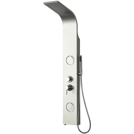Colonne d'hydromassage en aluminium argentÃ© modÃ¨le A-51 (1/5)