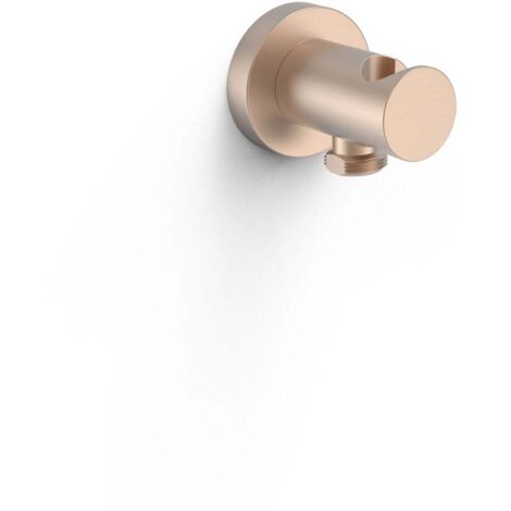 TRES 26118221OPM Soporte Fijo Con Toma De Agua Color Oro Rosa Mate - ref: 26118221OPM (1/2)