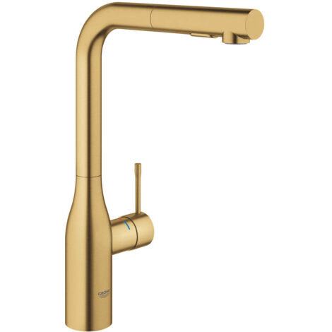 GROHE 30 504 GN0 ESSENCE Monomando Fregadero Extraíble Oro Cepillado - ref: 30 504 GN0 (1/2)