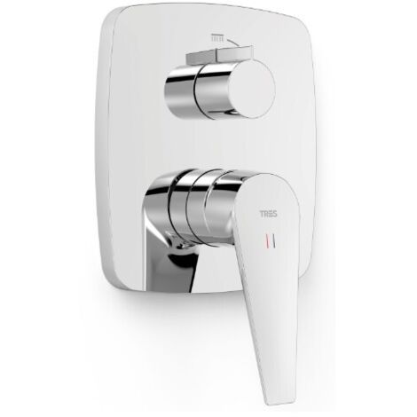 TRES 21828001 CANIGO-TRES PLUS Grifo Monomando Empotrado 2V Rapid-Box Ducha - ref: 21828001 (1/2)