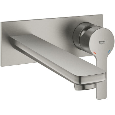 GROHE 23 444 DC1 Lineare Monomando de lavabo mural 1/2" Tamaño L Supersteel - ref: 23 444 DC1 (1/5)
