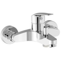 TRES 21627010 BASE-TRES PLUS Grifo Monomando Mural Baño Ducha - ref: 21627010