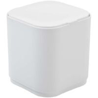 GEDY 63082200300 SEVENTY Papelera De Mesa Con tapa Blanco - ref: 63082200300