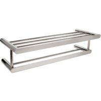 MEDICLINICS AI1323C AURA Estante Porta Toallas de Acero Inox Brillo - ref: AI1323C